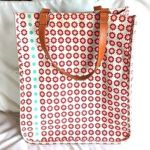 Orla Kiely Rare Floral Retro Canvas Tote
